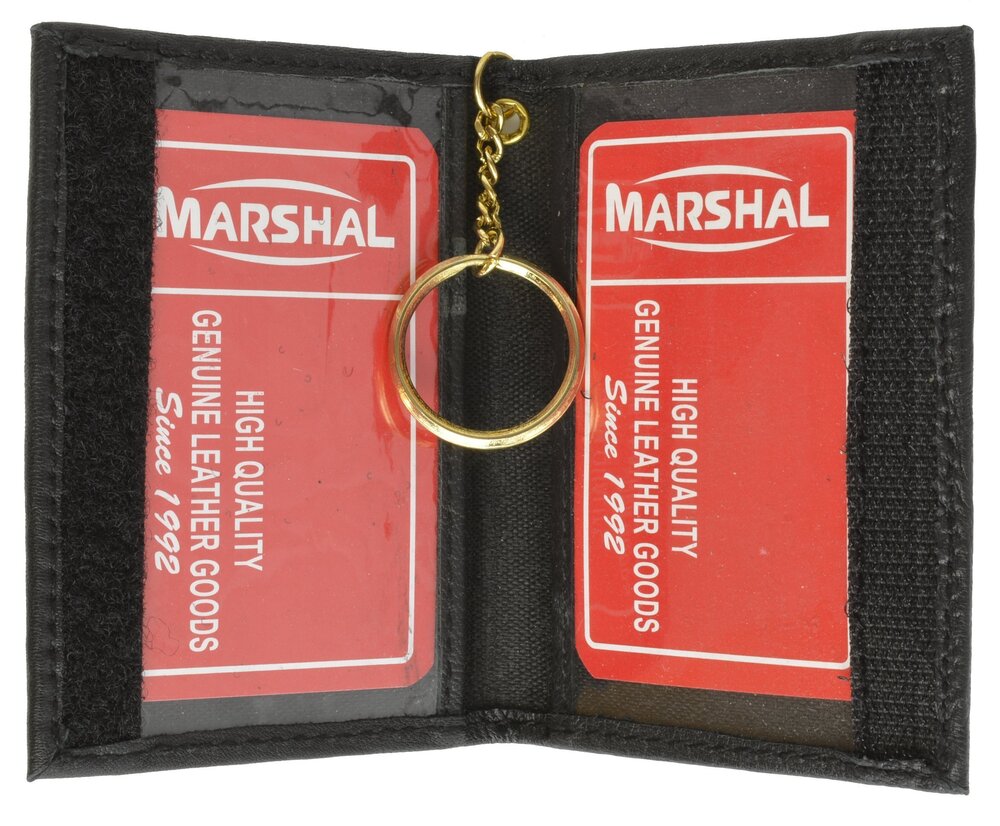 1502 Genuine Lambskin Soft Leather Credit card Id Card Holder with Key